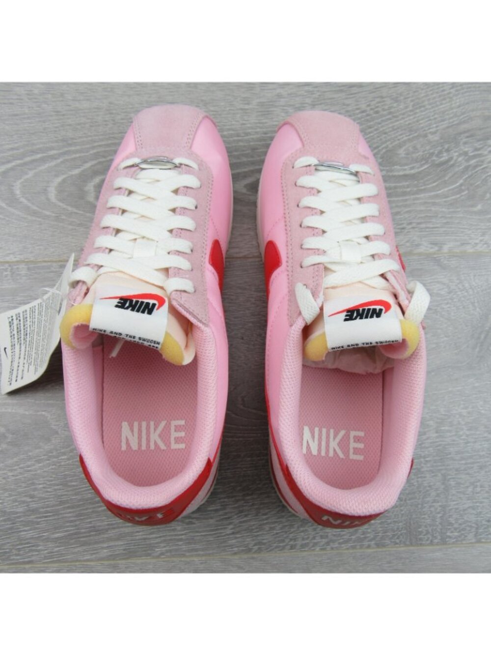 Nike Cortez TXT Valentine's Soft Pink Red Women's Sz 8.5 Sneakers NEW - Picture 9 of 13